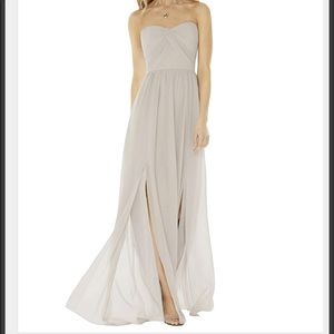 Dessy Social Bridesmaid Dress in Oyster